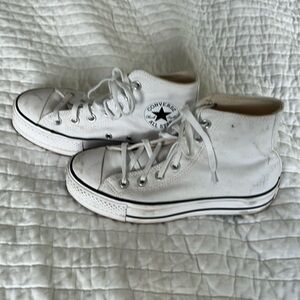 Converse Chuck Taylor All Star High-Top Platform Sneaker White size 6.5